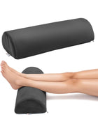 DUNISO Half-Moon Memory Foam Pillow, Multifunctional Leg Knee Pillow, Orthopedic Pillow, Crescent Pillow, Leg Pad, Soft And Firm, Relieves Pressure On The Cervical Spine, Back, Hips And Ankles, Suitable For Supine Or Side Sleepers,Black