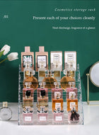DUNISO Perfume Organizer Stand, 6 layer transparent acrylic display rack, cosmetics storage rack, multi functional desk storage device, used to store perfume, toiletries and skin care products - Image 4