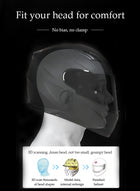 DUNISO Full face motorcycle helmet, lightweight crash resistant motorcycle helmet, all season cool riding helmet，cycling helmet with black lenses, breathable lining, suitable for both men and women，suitable for riding recreational activities（M） - Image 5