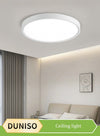 DUNISO Flush Mount LED Ceiling Light，dual color circular ceiling light, dimmable ABS eye protection ceiling light, 3000 to 6000K, suitable for living room, dining room, bedroom, kitchen, 300mm * 23mm