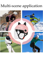 DUNISO Electric Scooter Helmet,Adjustable Riding Bike Helmet,Drop Resistant Half Scooter Helmets,with Visor,Highly Protective Shock Absorbing,for Adult Riding Biking Motorcycle Bicycle Skateboard Scooter - Image 3