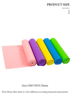DUNISO 5-Piece Resistance Bands Elastic Exercise Bands Set Physical Therapy Tension Band Recovery Band Workout Strength Training Bands for Yoga Pilates Rehab Fitness Strength Training - Image 2