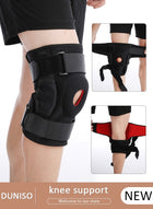 DUNISO Professional Knee Pad Knee Brace with Side Stabilizers and Patella Gel Pads Adjustable Compression Knee Support Braces for Knee Pain Meniscus Tear ACL MCL Arthritis Joint Pain Relief Injury Recovery