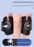 DUNISO 1PCS Knee Pad Knee Brace with Side Stabilizers and Patella Gel Pads Adjustable Compression Knee Support Braces for Knee Pain Meniscus Tear ACL MCL Arthritis Joint Pain Relief Injury Recovery - Image 4