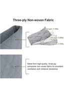 DUNISO 5PCS Large Storage Bags, Foldable Under Bed Storage Box, Duvet Storage Cover, Closet Organizer with Reinforced Handle Thick Fabric for Comforters, Clothes, Blankets, Bedding - Image 3