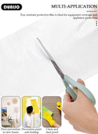 DUNISO Plastic Drop Cloths, Waterproof Anti-Dust Furniture Cover With Adhesive Strip, Thicken Painters Drop Cloth, Disposable Plastic Cover for Painting Protection, Large Anti Dust Clear Cover for Sofa Furniture Floor Wall Protection - Image 3