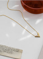 DUNISO V-Shaped Pendant Necklace For Women and Girls Trendy Fashion Accessories with a Unique Minimalist Vibe Fashion Jewelry Dress Accessories - Image 5