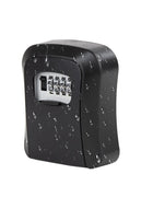 DUNISO Key Lock Box, 4 Digit Combination key box, Portable Combination Lockbox, Wall Mounted Key Storage Box,Waterproof and Anti Theft，For Home, Office, Garage, Apartment,Black (4.6*4*1.4in) - Image 2