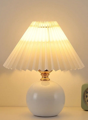 DUNISO Night LED Table Lamp, Simple Modern Table Lamp with White Lampshade, USB Adjustment Switch Table Lamp for Bedroom Living Room Kids Room Dormitory