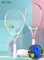 DUNISO Tennis Rackets Set for Students & Beginners – 2 Lightweight Racquets with Bag & Water Base