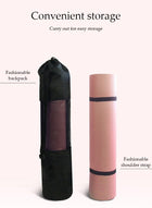 DUNISO 10mm Anti-Slip Yoga Mat，Anti-Tear Exercise Mat for Men & Women， Knees Supportive Exercise Mat，for Home Yoga, Pilates, Stretching, Floor & Fitness Workouts，185*61cm，Pink - Image 5