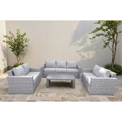 Broyhill sofa set outdoor 7-piece Outdoor Patio with table