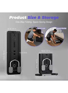 DUNISO Foldable Pilates Reformer Set，5-in-1 Multifunctional Sliding Board with Resistance Bands & Timer, Core Trainer Ab Machine Fitness Equipment for Home Gym, Women & Men，All Levels(Beginner to Advanced) - Image 5