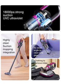 Generic Cordless Vacuum cleaner, handheld vacuum cleaner, vertical 2-in-1 mite remover vacuum cleaner, wet and dry