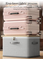 DUNISO 2 Pcs Large Clothes Storage Box，Waterproof Moving Tote Bag，Foldable Storage Containers，With Zipper and Handle，Lockable,Dustproof,for Blankets and Quilts, Bedding, Sweater, Pillow,39*26*26cm - Image 5