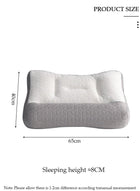 DUNISO Super Comfort Ergonomic Pillow for Neck Head and Shoulder Pain Relief Contour Support Pillows for Bed Sleeping Orthopedic Cervical Spine Stretch Pillow for Side Back Stomach Sleeper - Image 3