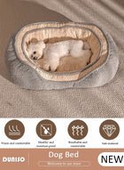 DUNISO Dog Bed, Non-Slip Pet Sofa Lounger Puppy Couch Removable Machine Washable Cover Cushion Big Cat Kennel Cot, Medium Large Adult Dogs Kitten Sleeping Mattress