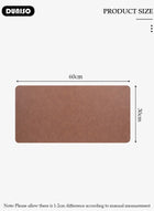 DUNISO Desk Pad Protector Mat, Dual Side PU Leather Desk Mat, Laptop Mat, Desk Protecor Mat, Large Mouse Pad Waterproof Desk Organizers Office Home Table Decor Gaming Writing Mat Smooth - Image 4