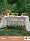 DUNISO 180*300 cm Lace Tablecloth Rectangular Classic Wedding Lace Tablecloth Overlays Rustic Table Cloth Runner Tablecloth Floral Lace Table Cloths for Wedding Decorations Dining Table Kitchen Birthday Party Picnic Indoor Outdoor