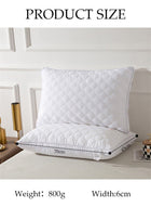 DUNISO Luxury Super Soft Pillows for Sleeping Set of 2 Standard Size Side Sleeping Bed Pillow for Side Back Stomach Sleepers Hotel Collection Bed Pillows Easy Care Premium Quality - Image 3
