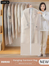 DUNISO 10 Pack Clear Garment Bags for Hanging Clothes with Full Zipper, Dust Proof Hanging Clothes Storage Bag Travel Hanging Garment Bags for Closet Storage, Suit Bags for Closet Storage and Travel 60*140cm