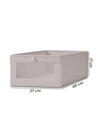 DUNISO Wardrobe Clothes Organizer,4 Pack Drawer Organizers and Storage Clothes Storage Box Visible Drawer Organizers Foldable Closet Organizer Bins Storage Containers Organizing Clothing Jeans Toys - Image 2