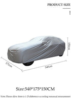 DUNISO Full Car Covers Sunscreen UV Protection Indoor Outdoor Sunscreen Heat Protection DustWind/Water/Weatherproof Anti-Uv Scratch-Resistant Sedan Universal Suit XL - Image 2