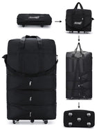 DUNISO Expandable Foldable Luggage Bag Suitcase Collapsible Rolling Travel Luggage Bag Duffel Bag for Men and Women Lightweight Suitcases