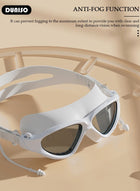DUNISO Swim Goggles for Adults, Lens & Wide-Vision Swimming Goggles with Silicone Anti Fog Anti UV Waterproof Clear Vision Easy Adjust for Men Women Adults Teens - Image 5