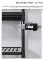 DUNISO Over the Washing Machine Storage Rack, 3-Tiers Drum Washer Dryer Stand Shelves, Space Saving Bathroom Balcony Organizer Rack,Large Capacity Laundry Shelf for Home, Hotel - Image 5
