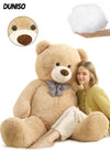 DUNISO 90cm Cute Teddy Bear, Soft and Cute Plush Bear, Skin-friendly Plush Toy, Suitable for Gifts for Girls, Girlfriends or Moms (Brown)