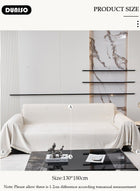 DUNISO Double Sided Chenille Sofa Cover, Stylish Sofa Cover, Line printing design, Chenille Material Double Sided Sofa Towel, Four Seasons Chenille Sofa Cover Available Both Sides(130*180 cm) - Image 4