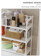DUNISO Over the Washing Machine Storage Rack, 3-Tiers Drum Washer Dryer Stand Shelves, Space Saving Bathroom Balcony Organizer Rack,Large Capacity Laundry Shelf for Home, Hotel - Image 4