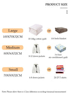 DUNISO Vacuum Space Saver Bag, 5 Pack Large Size Reusable Vacuum Storage Bag(100 x 70 x 32 cm), Vacuum Seal Storage Bag with Hand Pump, Suitable for cotton quilt, blanket, clothing - Image 2