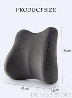 DUNISO Lumbar Support Pillow Car Back Support Lumbar Support Pillow for Office Chair Back Support Pillow Recliner Memory Foam Back Cushion for Back Pain Relief Improve Posture Memory Foam Cushion - Image 4