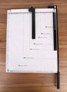 DUNISO A4 paper cutter, heavy duty paper cutter, manual paper cutting tool, metal base, suitable for cutting cardboard, photos, used in homes, schools, and offices, 32 * 25 * 5cm - Image 5