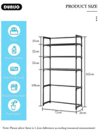 DUNISO Over the Washing Machine Storage Rack, 3-Tiers Drum Washer Dryer Stand Shelves, Space Saving Bathroom Balcony Organizer Rack,Large Capacity Laundry Shelf for  Home, Hotel - Image 2