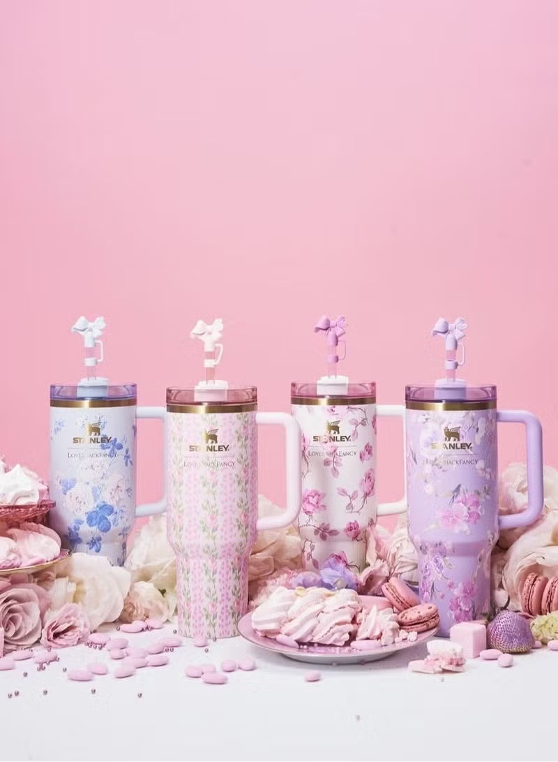 Stanley x LoveShackFancy Quencher 40OZ - Pink Rose