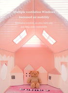 DUNISO Kids Play Tent，tent game houses, princess castle tents, baby play houses, indoor and outdoor portable tents, easy to install, suitable for children aged 1 to 12, 1.2 * 1 * 1.3m - Image 5