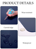 DUNISO Leather Desk Pad Protector Office Desk Mat Large Mouse Pad,Non-Slip Leather Desk Blotter Laptop Desk Pad,Waterproof Desk Writing Pad for Office and Home - Image 5