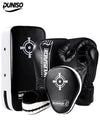 DUNISO Boxing Gloves and Pads Set – Professional Training Kit with Foot & Hand Targets