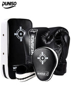 DUNISO Boxing Gloves and Pads Set – Professional Training Kit with Foot & Hand Targets