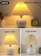 DUNISO Night LED Table Lamp, Simple Modern Table Lamp with White Lampshade, USB Adjustment Switch Table Lamp for Bedroom Living Room Kids Room Dormitory - Image 3