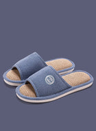 DUNISO Slippers for Men Memory Foam House Bedroom Slippers with Thick Sole Non-Slip Soft Slippers Open Toe Men's Bath Slipper House Sandals for Indoor & Outdoor - Image 2