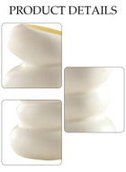 DUNISO Modern Irregularity Hollow Plastic Flower Vase White for Table Centerpiece Wedding Dining Living Room Office House Decoration - Image 3