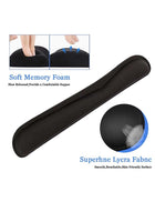 DUNISO 3Pcs Wrist Rest Support Set，Keyboard Wrist Rest, Mouse Pad And Small Wrist Rest Set，Memory Foam Wrist Rest Mat,with Non Slip Base，Easy Typing,Relief Getting Hand Fatigue,Suitable for Home and Office Use，Black - Image 4