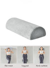 DUNISO Half Moon Pillow，Multifunctional Knee Pillow, Memory Foam Leg Pillows,Soft Yet Firm，Reduce Neck Spine Back Hip Ankle Stress，for  Sleeping On Back or Side