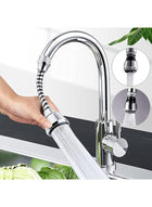 DUNISO Faucet Extender，Sink Faucet Sprayer,  360 Degrees Moldable Sink Spray Tap, Nozzle Attachment for Kitchen Sink，Easy to Install，Splash Proof，Used for Kitchen Basins - Image 3