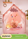 DUNISO Kids Play Tent，tent game houses, princess castle tents, baby play houses, indoor and outdoor portable tents, easy to install, suitable for children aged 1 to 12, 1.2 * 1 * 1.3m