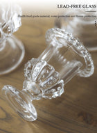 DUNISO Creative Clear Glass Vase Craft Aesthetic Decorative Small Flower Vase Hydroponic Plant Desktop Ornament Modern Irregularity Vase for Flowers Rose Home and Office - Image 5